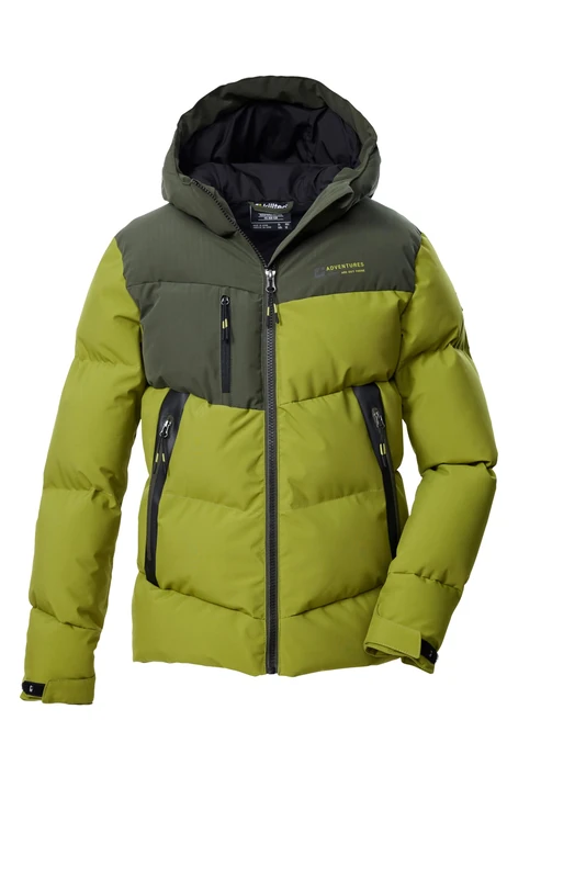 Killtec Boys Kow 230 Bys Qltd Jacket Quilted Jacket/Functional Jacket in Down Look with Hood