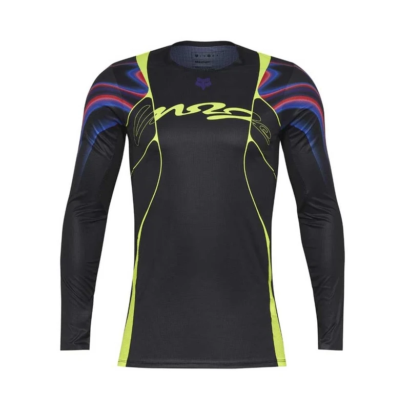 Fox Racing Men's Flexair Energy Motocross Jersey x, Black, L