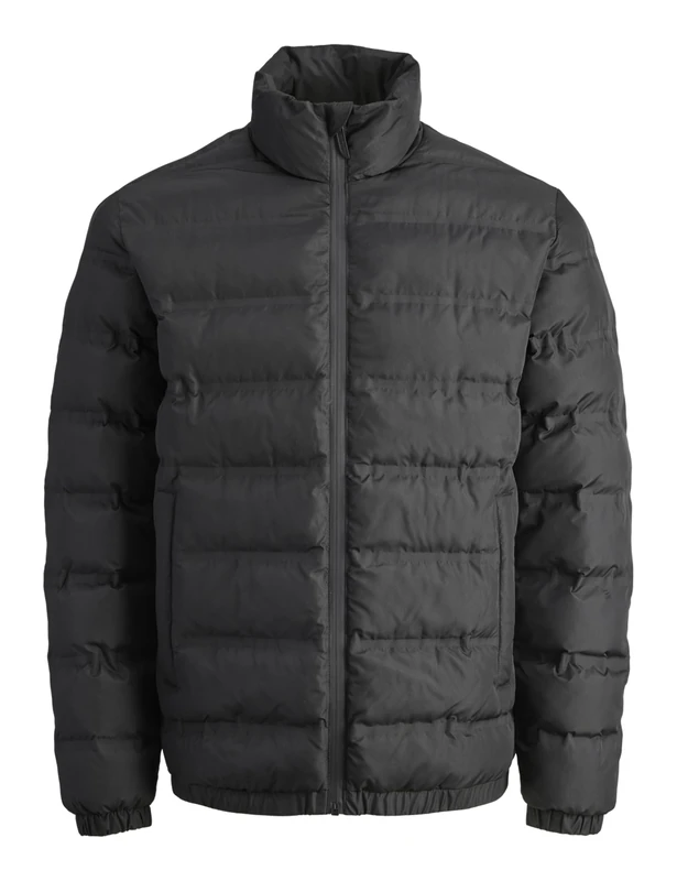 JACK & JONES Men's Jcofusion Heat Quilted Puffer Jacket Sn, Black, S