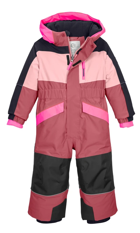 first instinct by killtec FISW 47 MNS ONPC 43394-000 Children's Ski Overall with Hood Dark Red 122/128