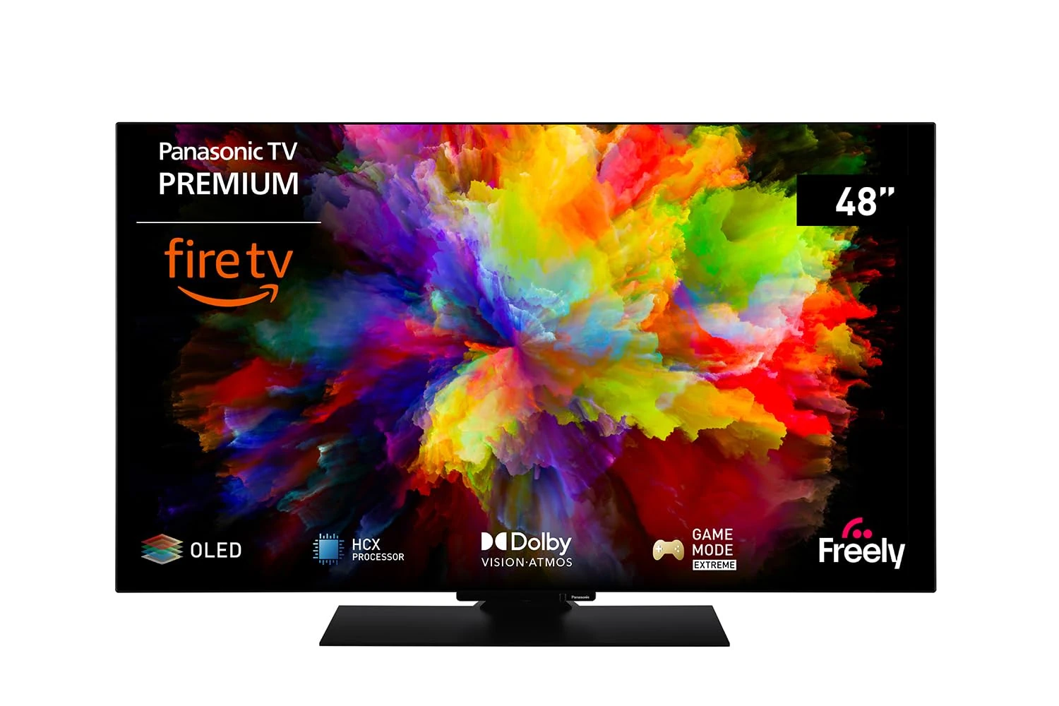 Panasonic TV-48Z80AEY Z80 Series 48 inch 4K Ultra HD OLED Smart TV, 2024, Fire TV, Dolby Vision & Atmos, Game Mode Extreme, Alexa Voice Control, Airplay, Black