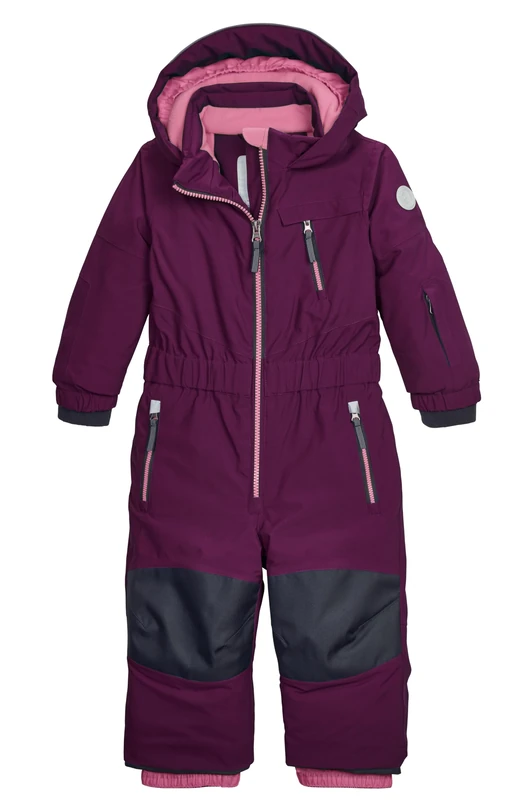 first instinct by killtec FISW 46 MNS ONPC 43399-000 Children's Ski Overall with Hood Plum 110/116