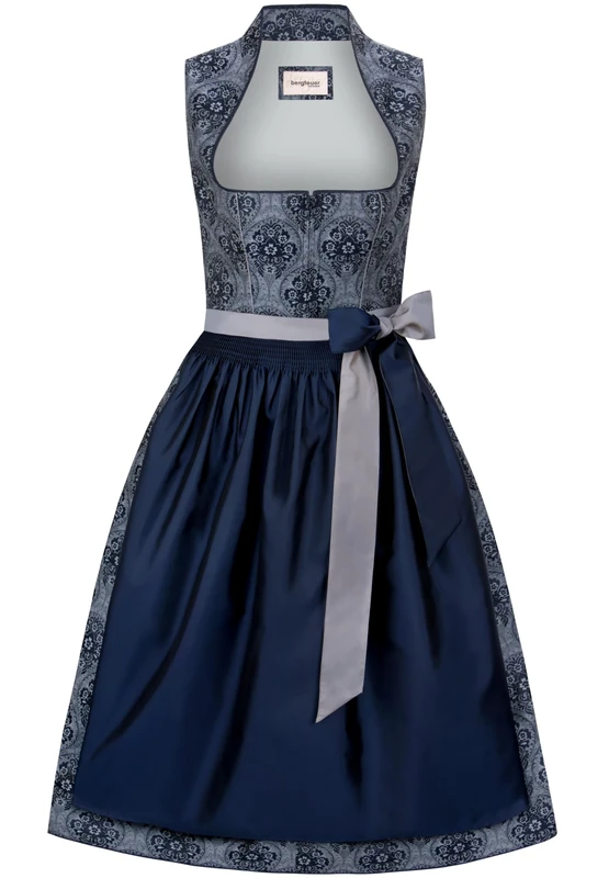 Bergfeuer Women's Dirndl Layla Special Occasion Dress, darkblue, 22
