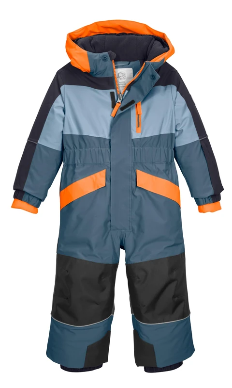 first instinct by killtec FISW 47 MNS ONPC 43394-000 Children's Ski Overall with Hood Denim Dark Petrol 86/92