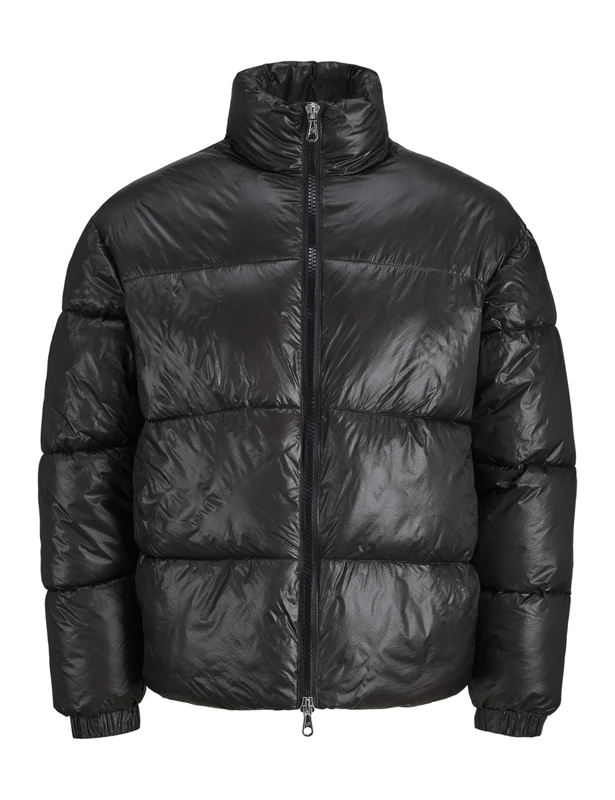 JACK & JONES Men's Jcocover Puffer Jacket, After Dark, S, After Dark, S