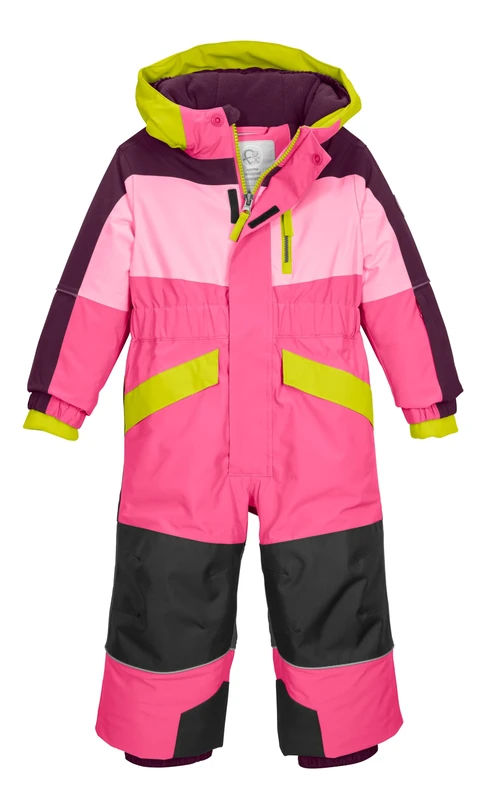 first instinct by killtec FISW 47 MNS ONPC 43394-000 Children's Ski Overall with Hood Pink 86/92