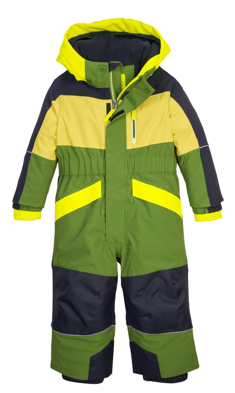 first instinct by killtec FISW 47 MNS ONPC 43394-000 Children's Ski Overall with Hood Leaf Green 122/128