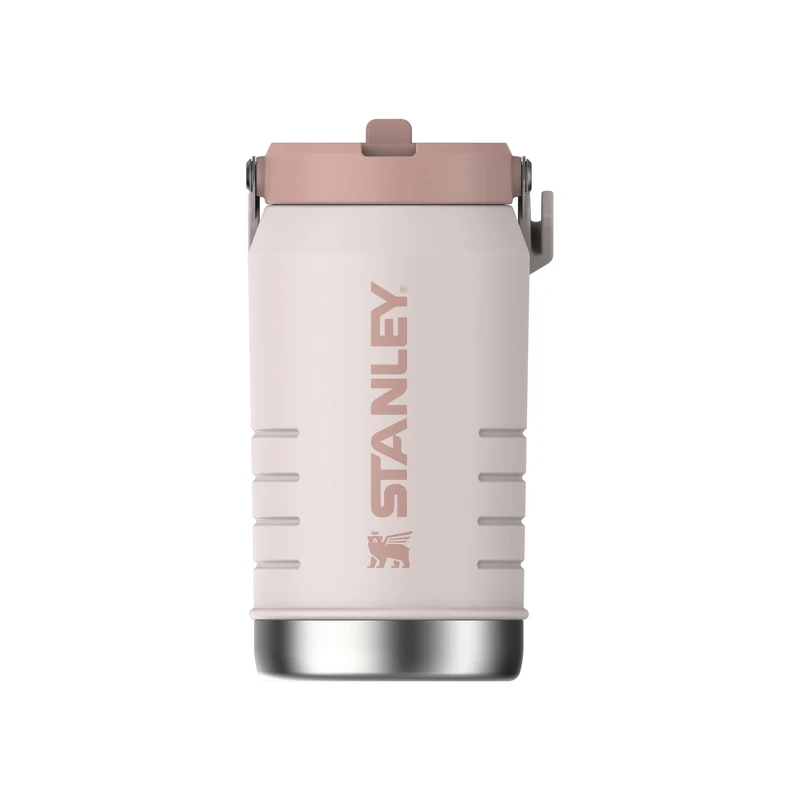 Stanley 1913 IceFlow Flip Straw 2.0 Jug 1.90L - 20 Hours Cold - 4 Days Iced - Leakproof - Stainless Steel Water Bottle with Straw - BPA Free - Dishwasher Safe - Gym Bottle - Rose Quartz