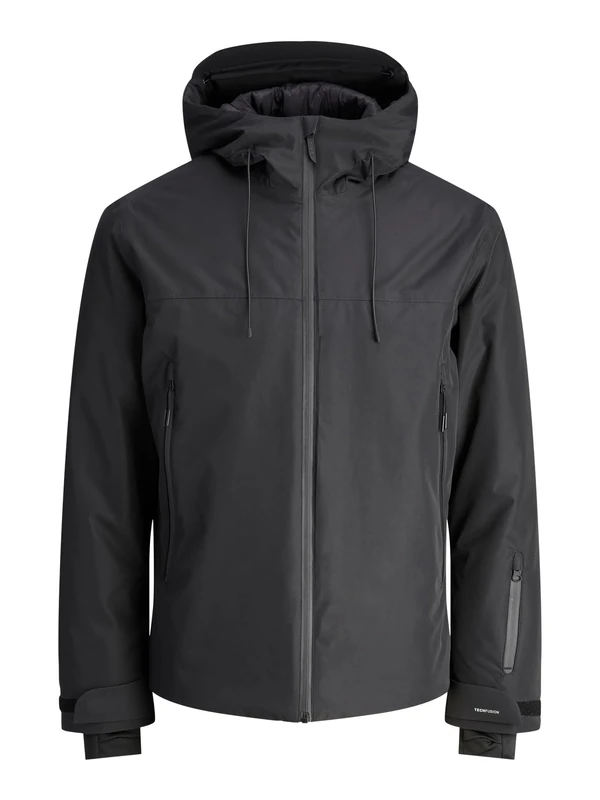 JACK & JONES Men's Jcofusion Technical Jacket Sn, Black, x_s, black, x_s