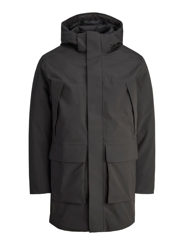 JACK & JONES Male Parka Parka, black, XS