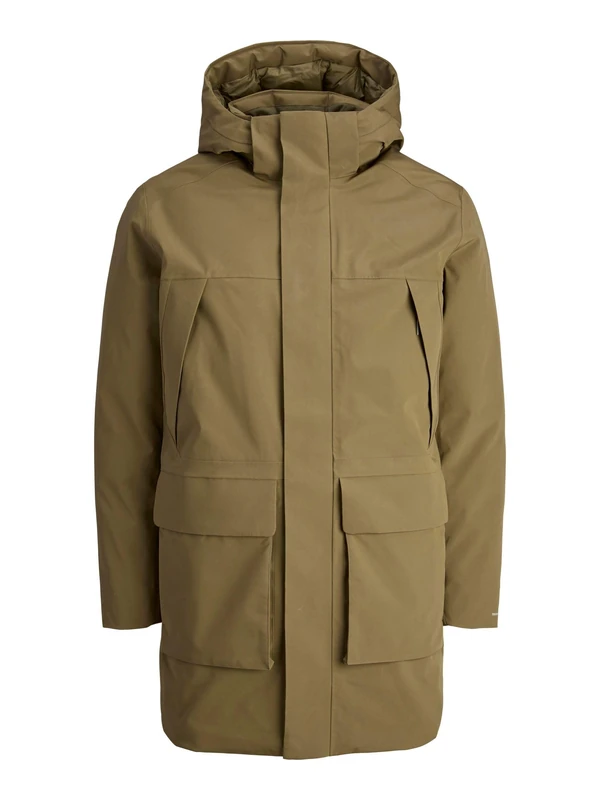 JACK & JONES Men's Jprccmoon Parka Sn, Beech, S, Beech, S