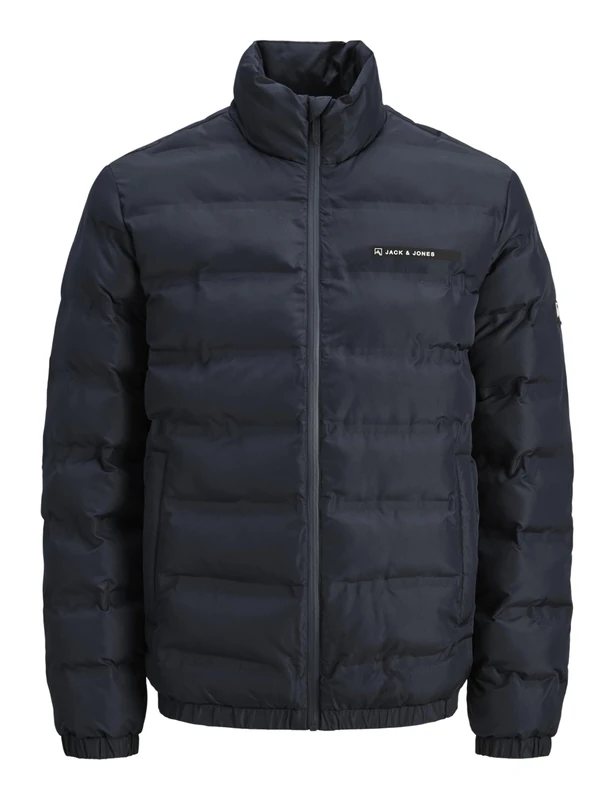 JACK & JONES Men's Jjalpes Heat Quilted Puffer Jacket Aw25, Navy Blazer, S, Blazer navy, S