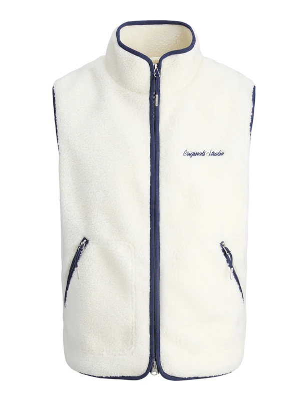 JACK & JONES Men's Jornorrebro Teddy Body Warmer, Ocean Cavern, XXL - Image 1