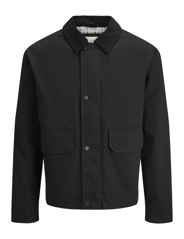 JACK & JONES Men's Jprccriver Utility Jacket Sn, Black, XX_L, black, xx_l
