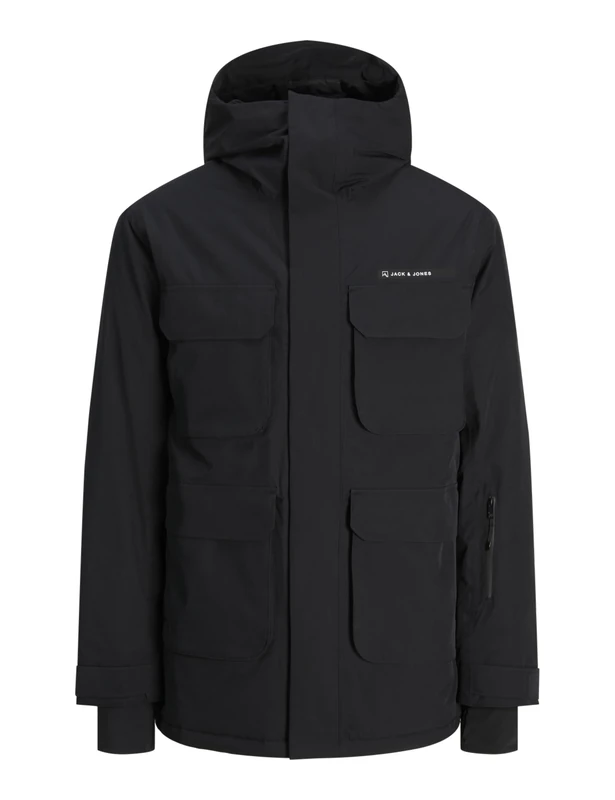JACK & JONES Men's Jjvaujany Ski Jacket Aw25, Black Beauty, M