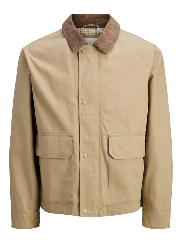 JACK & JONES Men's Jprccriver Utility Jacket Sn, Weathered Teak, S, Weathered Teak, S