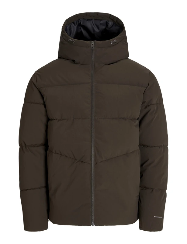 JACK & JONES Men's Jjglobal Puffer Jacket Pls, Delicioso, 5XL, Delicioso, 5x_l