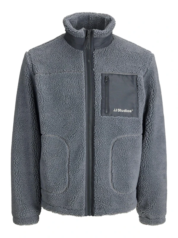 JACK & JONES Men's Jjesoho Teddy Jacket Noos, stormy weather, S - Image 1