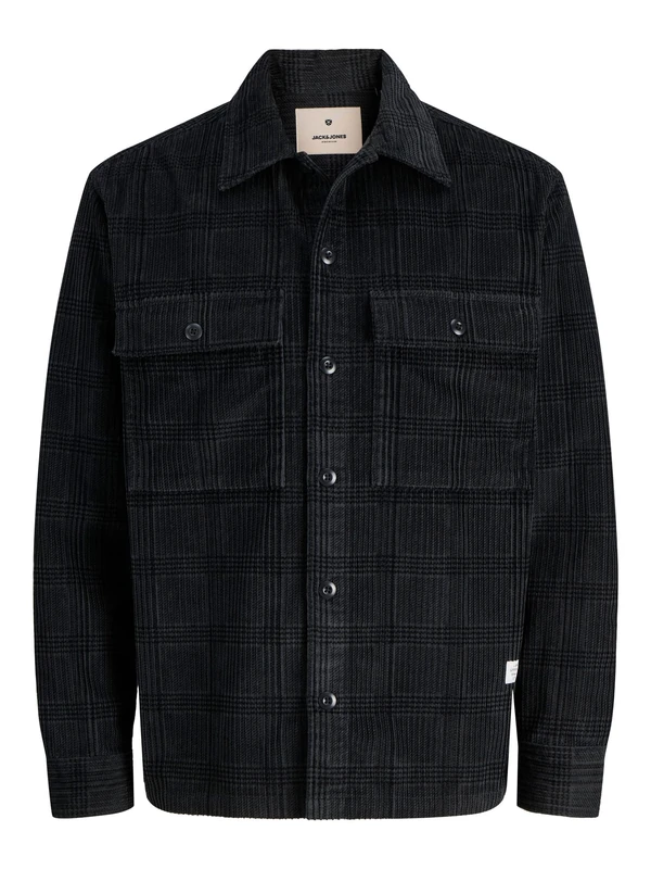 JACK & JONES Jprbluwill Corduroy L/S Overshirt, Volcanic Ash, M