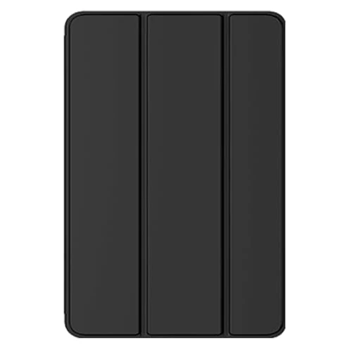 Smart Trifold Stand with Soft TPU Back Case, Incompatible with iPad TCL- Black