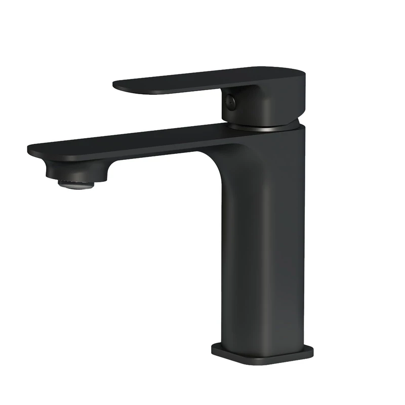 EMKE Neoperl Bathroom Faucet, Brass Mixer Tap with Ceramic Cartridge and Aerator, Easy Installation, 166 x 152 x 45 mm, Durable Washbasin Faucet, Water Saving - Image 1