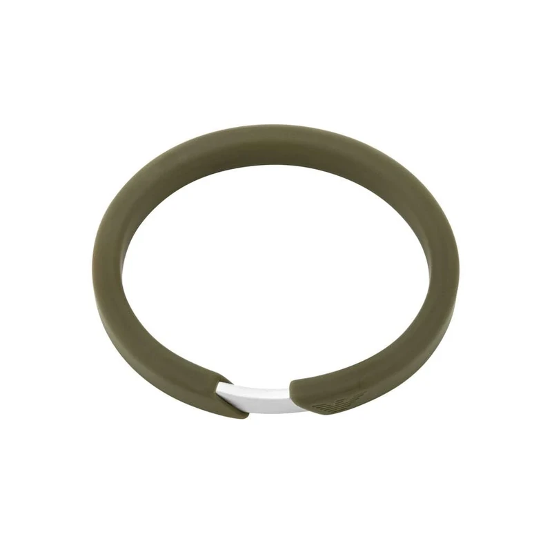 Emporio Armani Men's Leather or Silicon with Magnet closure bracelet