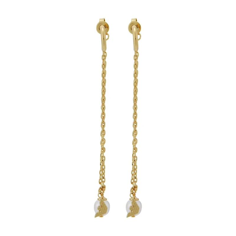Emporio Armani Women's Brass Post Closure Earrings