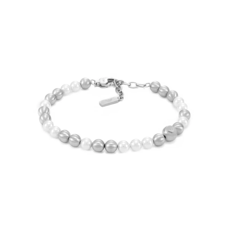 EMPORIO ARMANI Men's Stainless Steel or beaded with lobster clasp closure bracelet