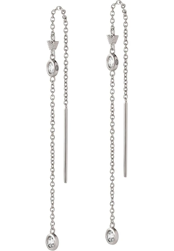 Emporio Armani Women's Sterling Silver hook Closure Earrings
