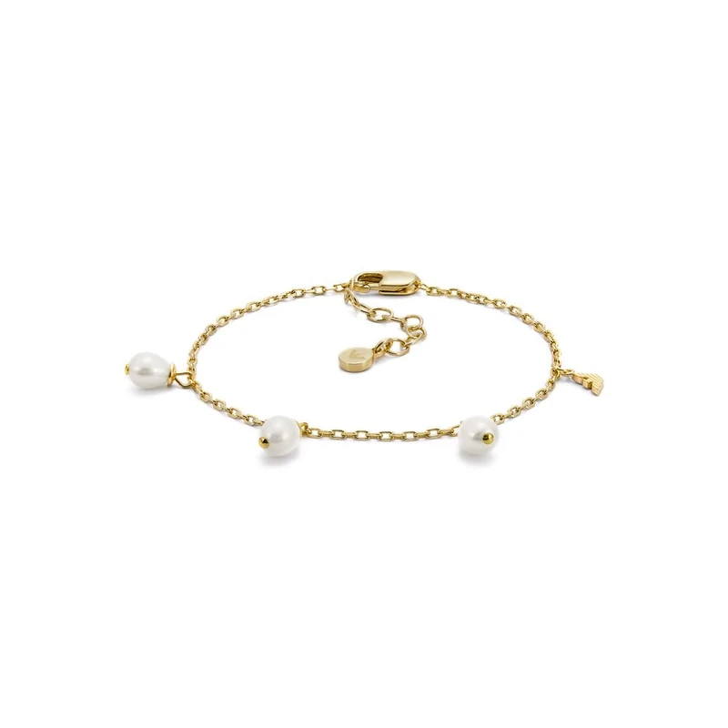 Emporio Armani Women's stainless steel or brass with Gold tone lobster clasp closure bracelet