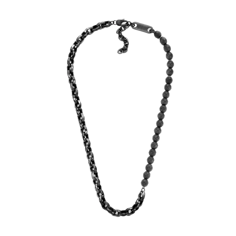 Armani Exchange Men's Stainless Steel necklace with lobster clasp closure