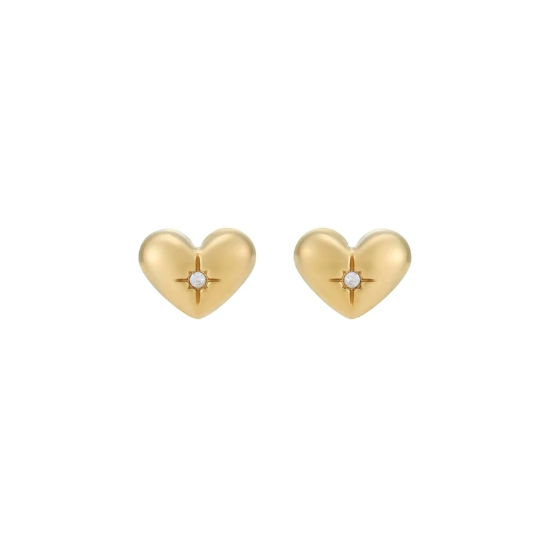 Fossil Women's Gold tone Stainless steel with post/stud closure Earrings