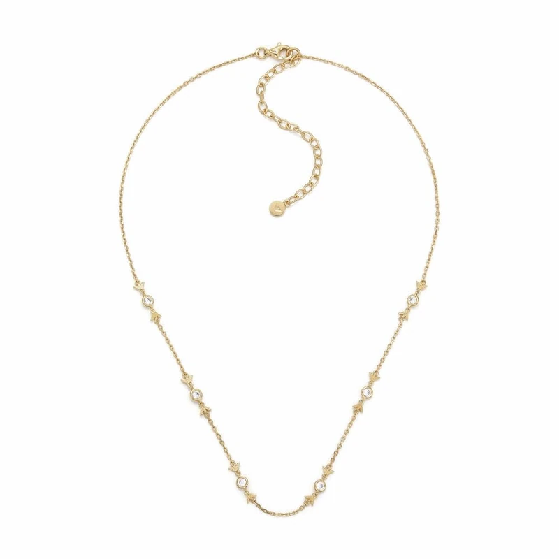 Emporio Armani Women's gold tone Sterling Silver lobster clasp closure necklace