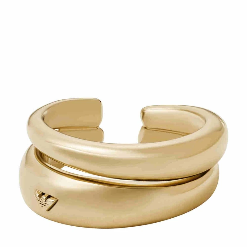 Emporio Armani Women's Gold-Tone Brass Ring, EGS31967108
