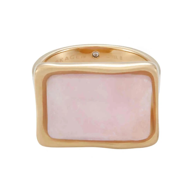 Skagen Women's Anja Quartz Gold-Tone Stainless Steel Ring, SKJ18637109