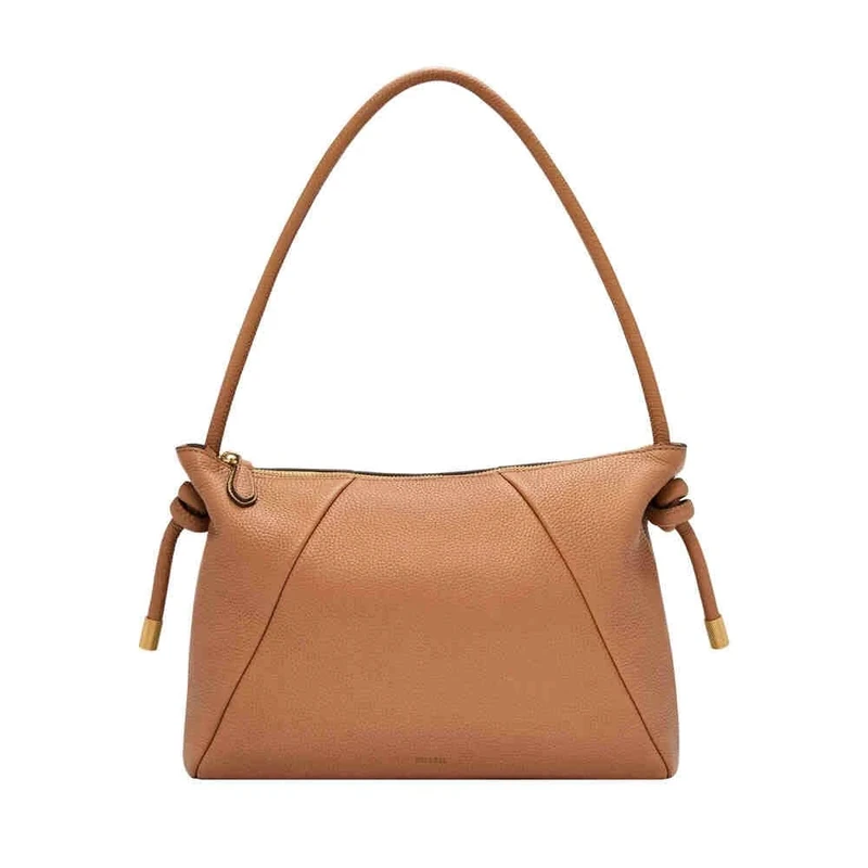 FOSSIL Women's Willa Shoulder Bag, Cinnamon Brown, 30.48L x8.89Wcm x22.86 H cm