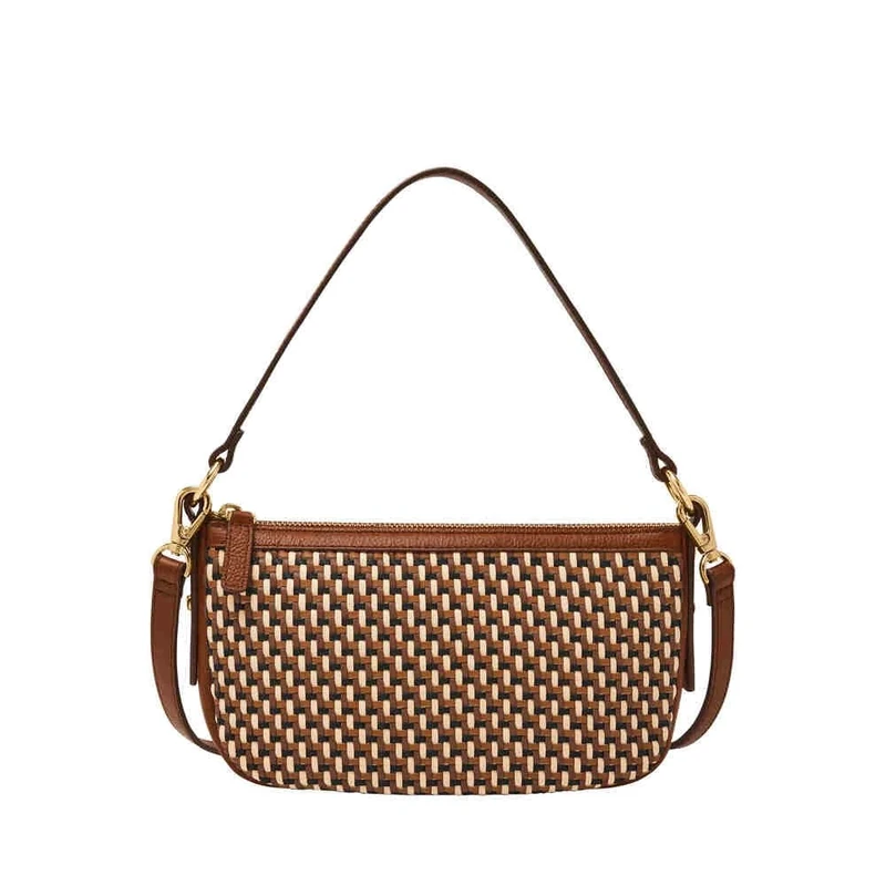 FOSSIL Jolie Brown Leather or Suede Crossbody bag for Women