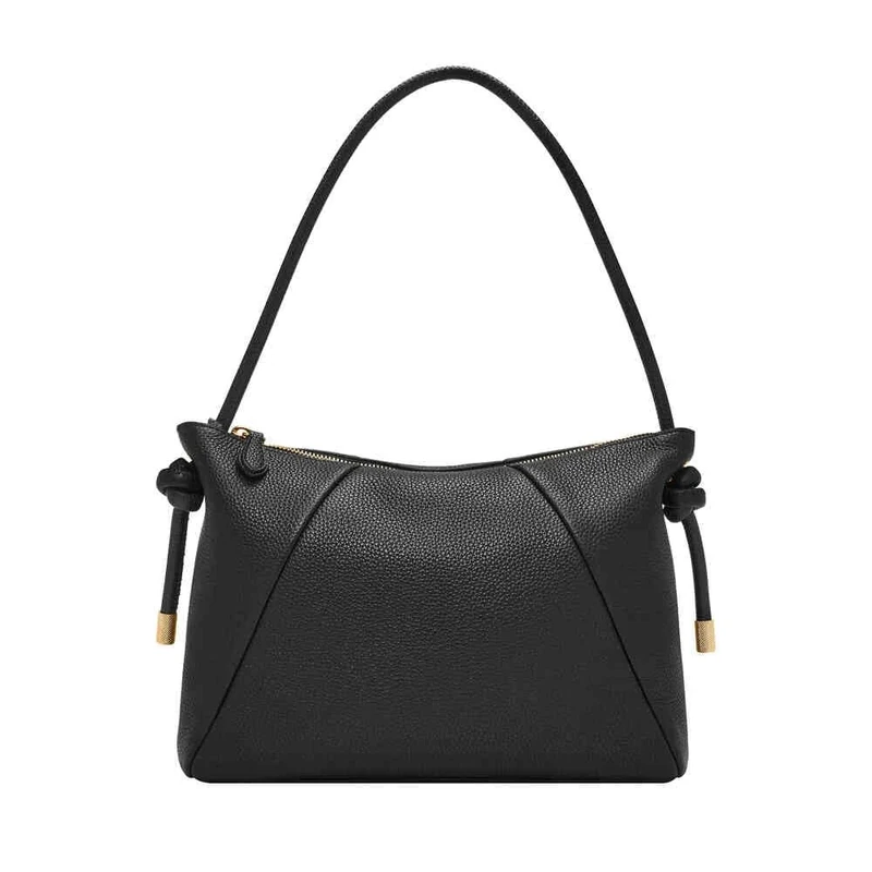 FOSSIL Women's Willa Shoulder Bag, Smoky Black, 30.48L x8.89Wcm x22.86 H cm