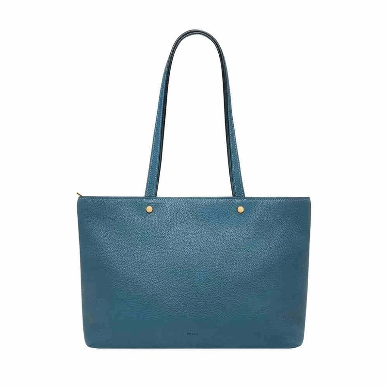 FOSSIL Women's Jessie Tote, Cool Green, 40.64Lcm x12.7Wcm x24.13 H cm