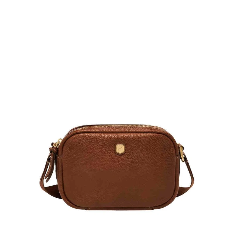 Fossil Women's Danni Crossbody Bag, Rust, 22.86L x7.62Wcm x15.24 H cm