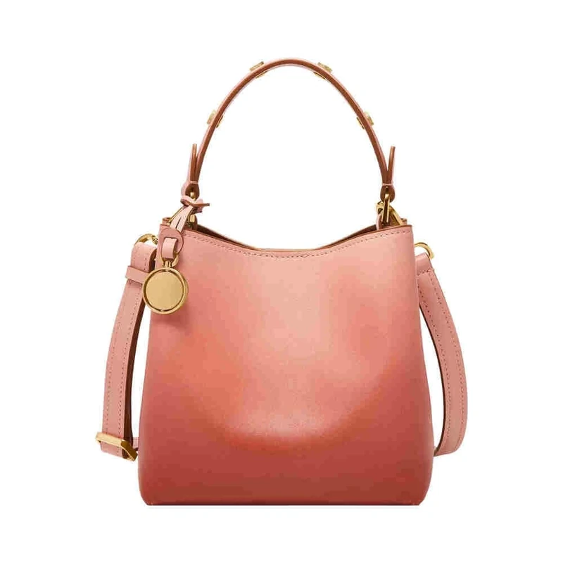 FOSSIL Women's Jessie Crossbody Bag, Rusty Orange, 18.41L x12.7Wcm x17.78 H cm