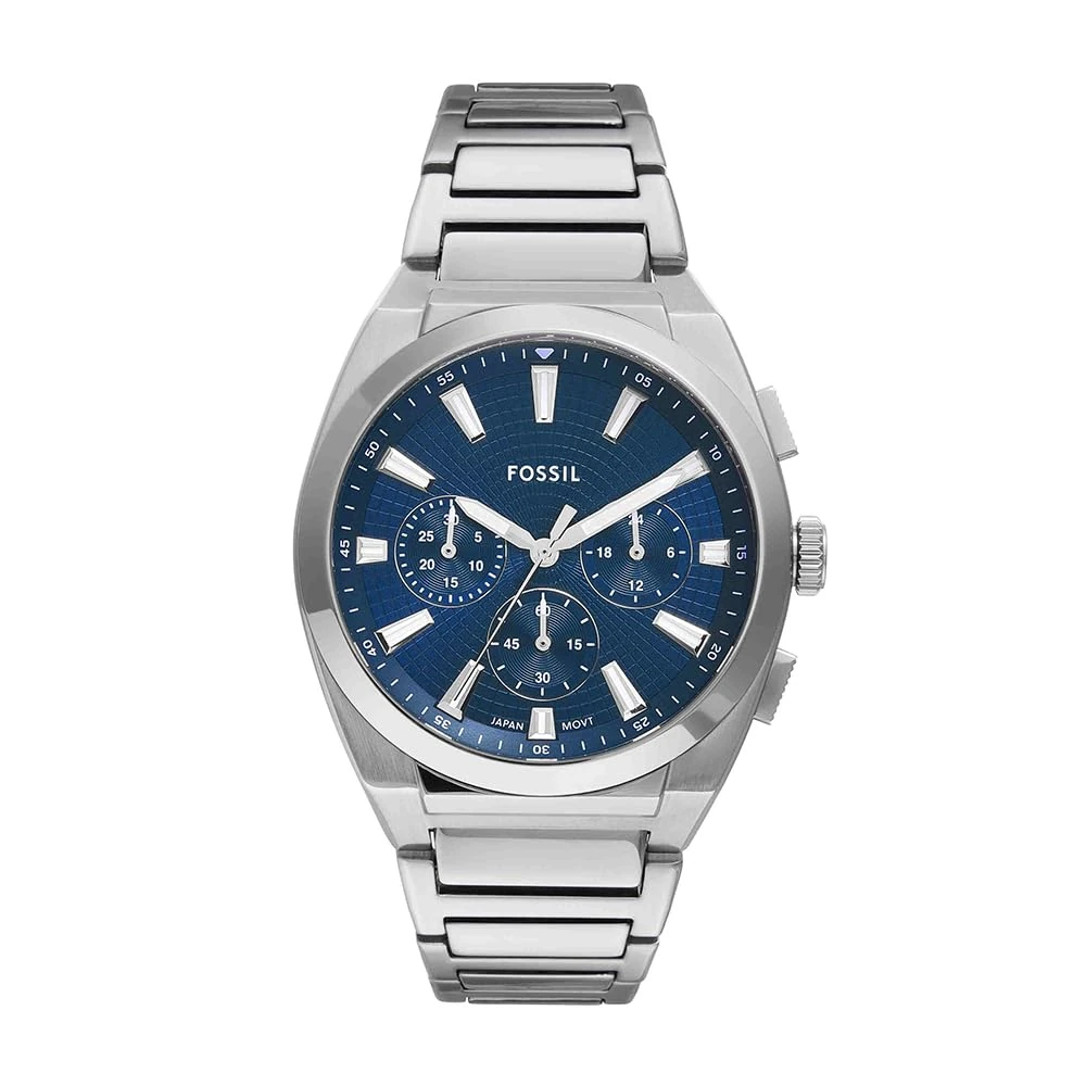 Fossil Men's Analog Quartz Watch with Stainless Steel Strap FS6104