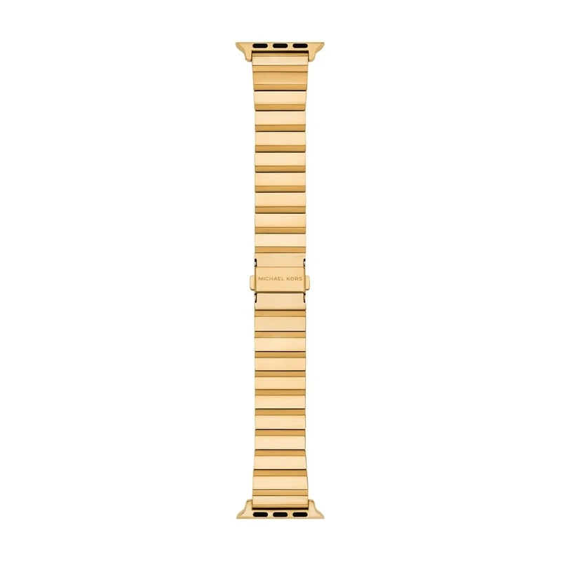 Michael Kors Women's Watchband Bands For Apple Watch 20 MM Gold-Tone Stainless steel, MKS8074E