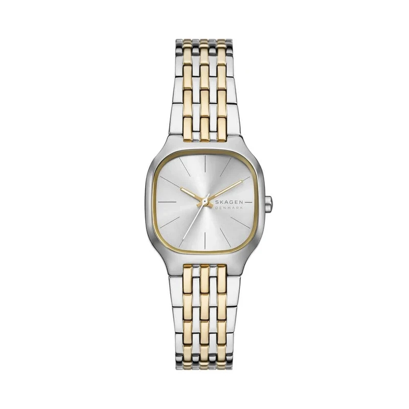 SKAGEN Mellem Lille Watch for Women, Quartz Three Hand Movement with Stainless Steel Strap