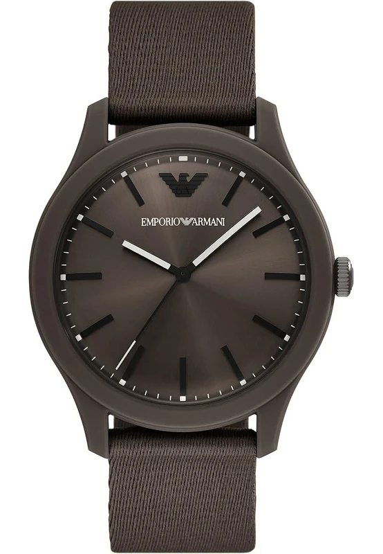 Emporio Armani Men's Watch 45 MM Brown Plastic, AR11655