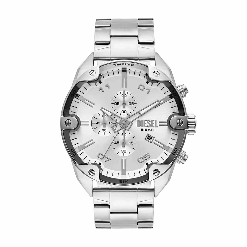Diesel Men's Analog Quartz Watch with Stainless Steel Strap DZ4677