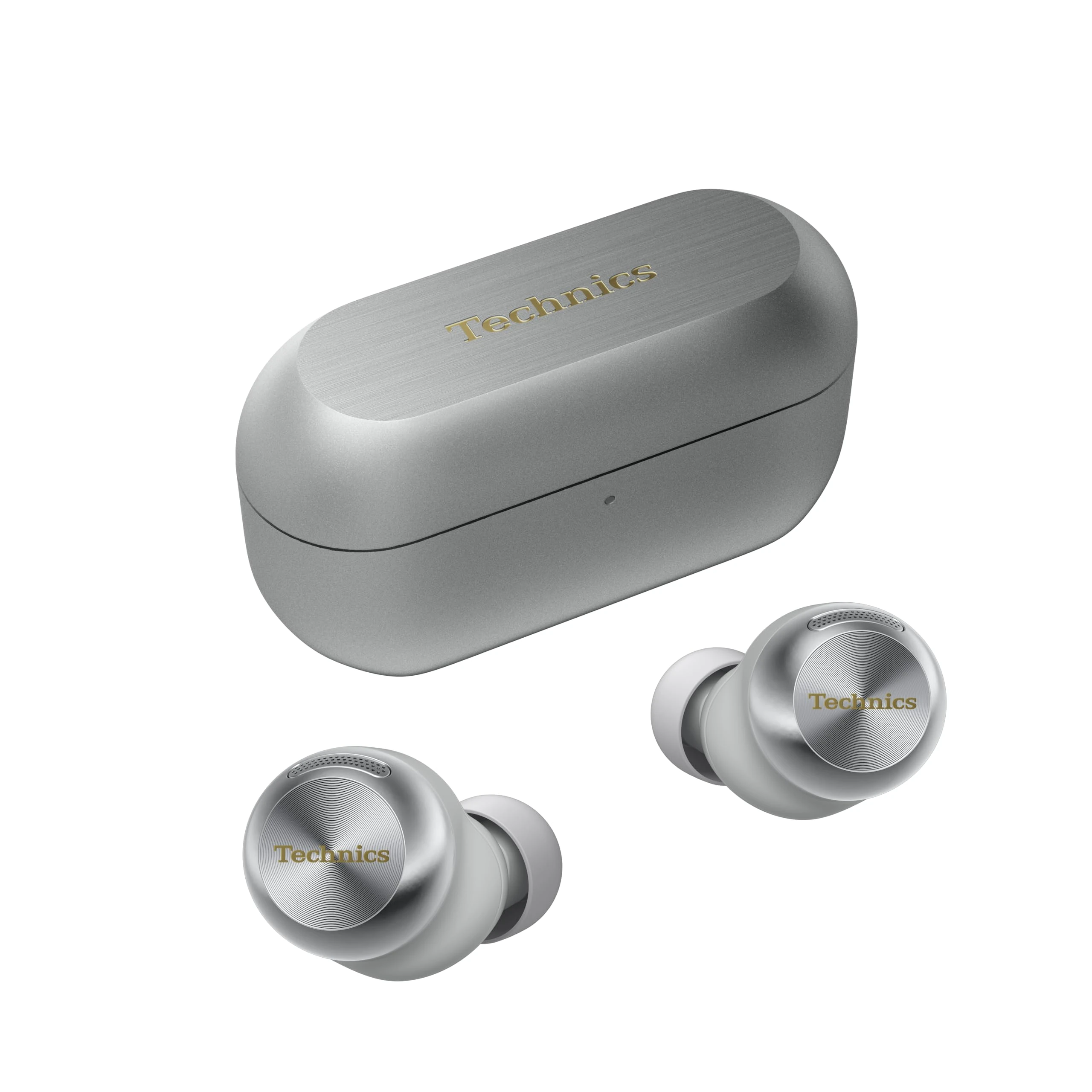Technics EAH-AZ100-ES AZ100 True Wireless Earbuds with Magnetic Fluid Driver - Silver