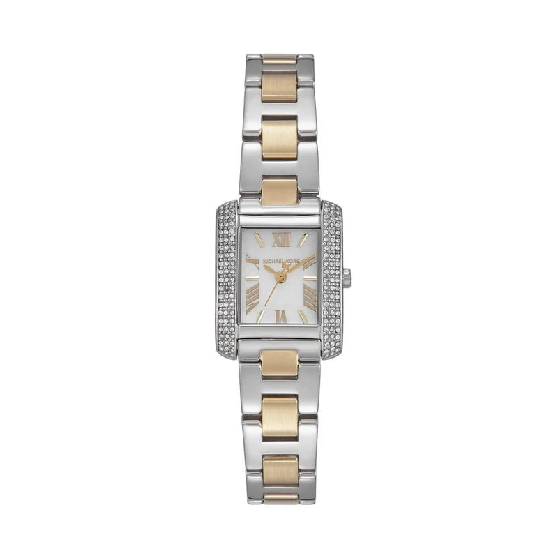 Michael Kors Emery Women's Watch, 22mm Quartz Three Hand Movement with Stainless Steel Strap