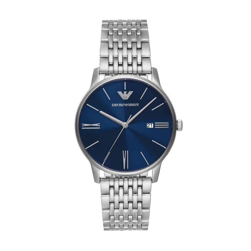 Emporio Armani Men's Analog Quartz Watch with Stainless Steel Strap AR11674
