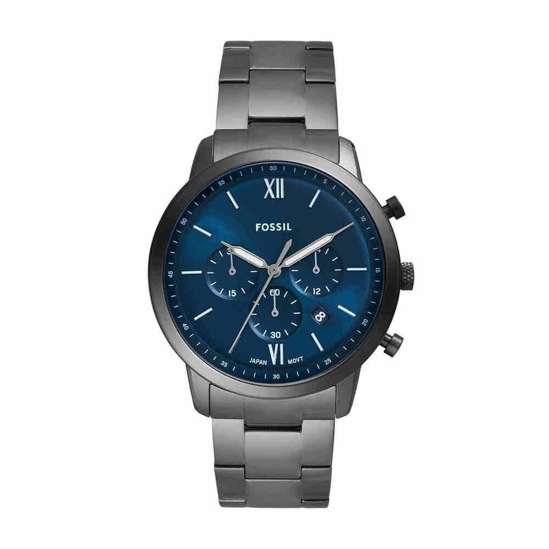 FOSSIL Men's Watch Neutra 44 MM Grey Stainless Steel, FS6111